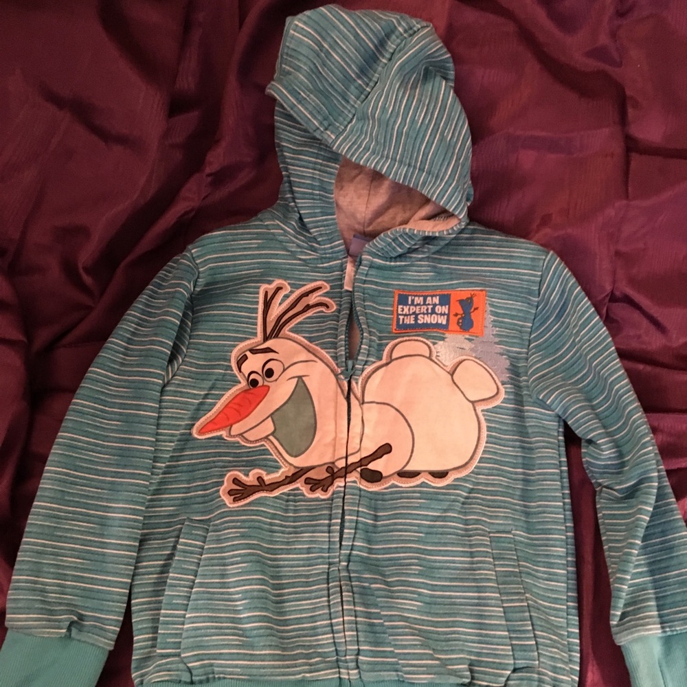 5t Olaf frozen Disney hoodie 2 available twins